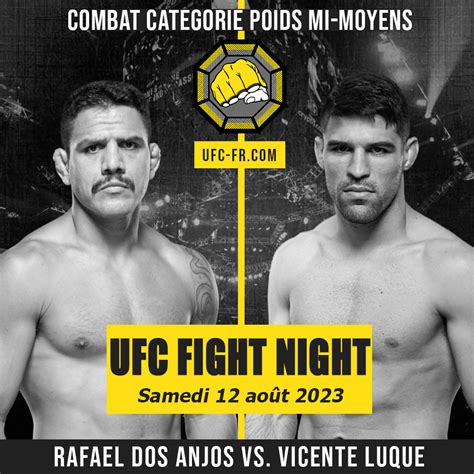 Rafael Dos Anjos Vs Vicente Luque Ufc On Espn 51 Ufc Fans