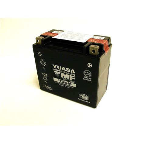 Batterie Moto Yuasa Ytx20l Bs 12v 18ah