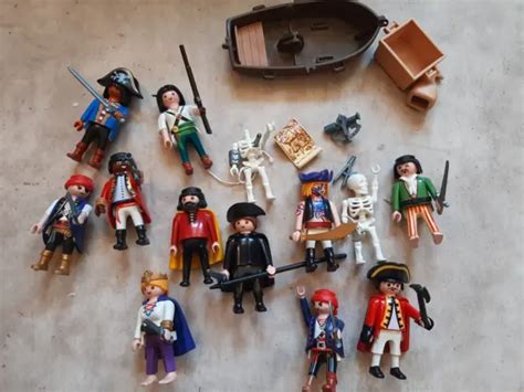 Playmobil Personnages Pirates Avec Armes Et Accessoires Eur