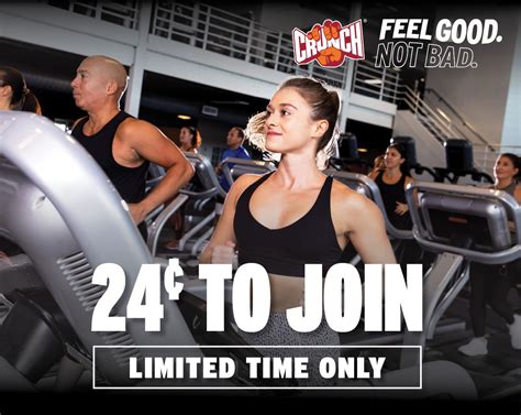 Join today for 24¢ enrollment! | Crunch Fitness