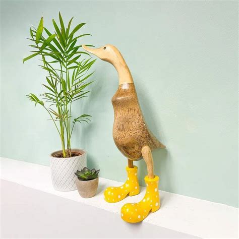 ClearanceWendunide Desktop Ornament Rain Boot Duck Figurine Home