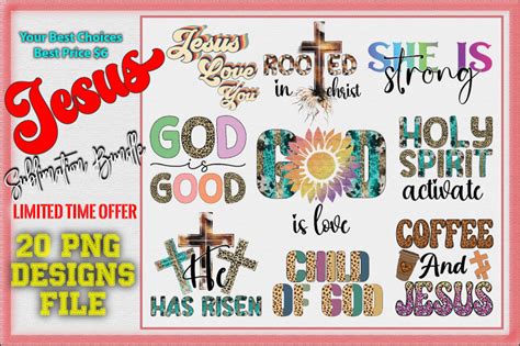 Jesus Sublimation Bundle By Jasim Thehungryjpeg