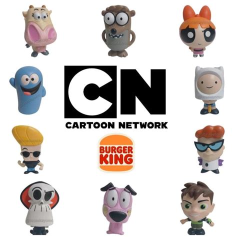 Bonecos Do Cartoon - Bonecos cartoon network burger king. Coragem, ben 10, florzinha. Novo ...