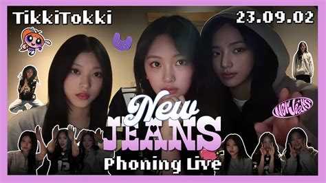 Eng Sub Newjeans Phoning Live Minji Haerin Hyein Do