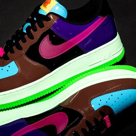 Undefeated X Nike Air Force 1 Low Patent Leather Release Date Sole