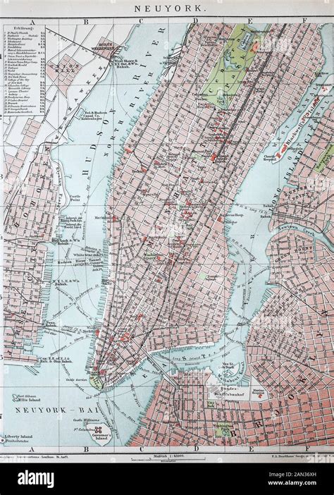 Vecchia mappa della città immagini e fotografie stock ad alta