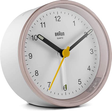 Amazon Braun Classic Analogue Alarm Clock With Snooze And Light