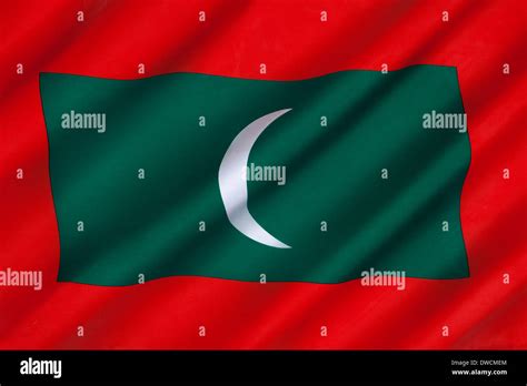 Maldives Flag Hi Res Stock Photography And Images Alamy