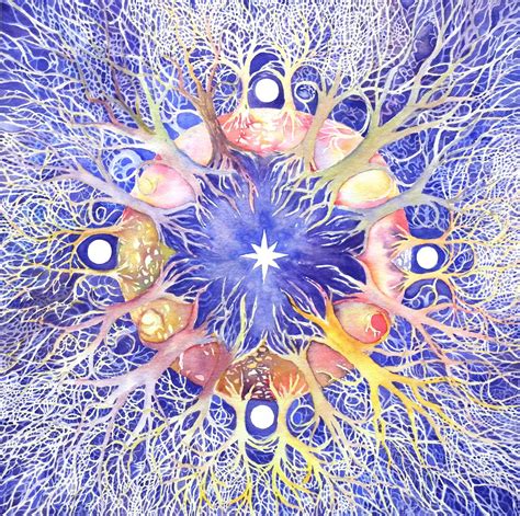 Winter Solstice Ii Mandala Watercolor By Laurie Pierce Lincoln Shape