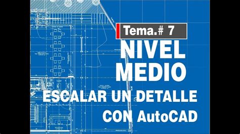 Curso básico Autocad ESCALA DE UN DETALLE YouTube