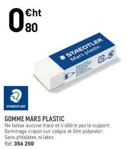 Promo Gomme Mars Plastic Staedtler Chez Hyperburo Icatalogue Fr