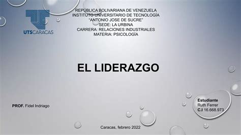 Liderazgo Ppt Descarga Gratuita