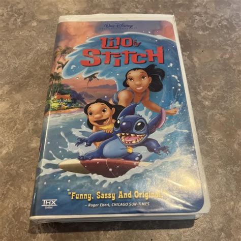 Lilo Stitch Vintage Vhs Tape Clamshell Disney Eur Picclick Fr