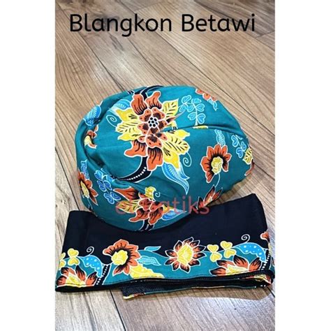 Jual Blangkon Adat Betawi Dki Jakarta Shopee Indonesia