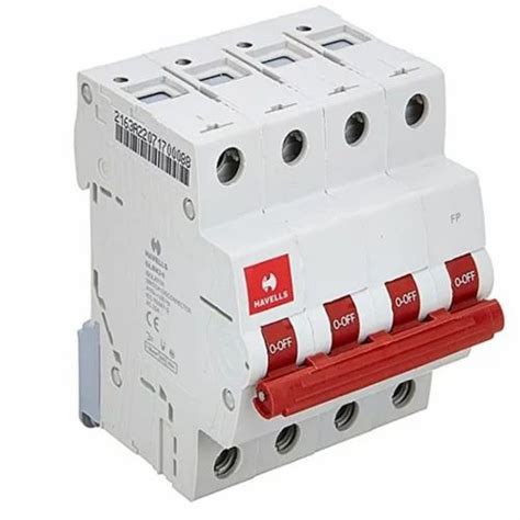 No Of Poles Four Pole Havells Isolator Mcb At Rs In Patna Id