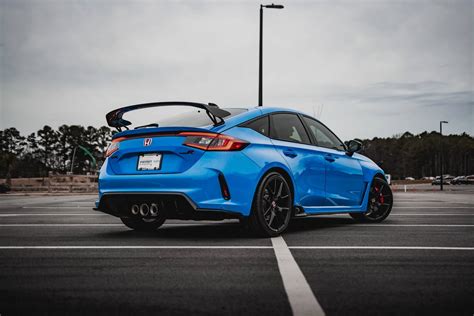 Boost Blue Photoshoot Ultra High Def Civicxi 11th Gen Civic Type R