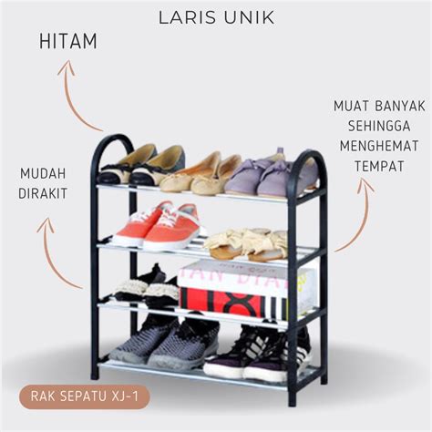 Jual Cod Rak Sepatu Zig Zag Rak Sepatu Susun Shoe Rack Sandal Holder