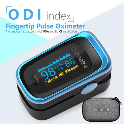 Kiuzou Medical Finger Pulse Fingertip Oled Portable Oximeter Spo Pr