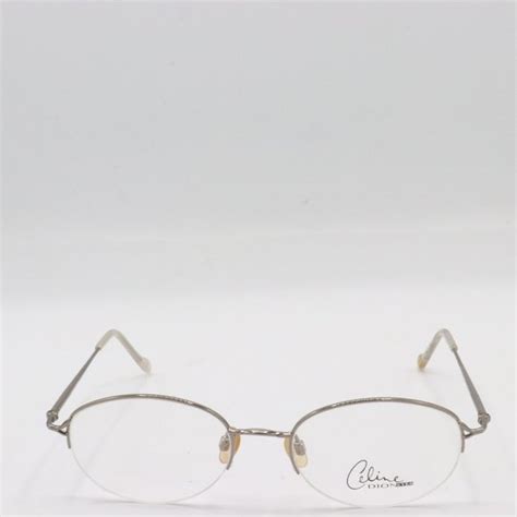 Accessories Celine Dion Oval Silver Round Half Rim Celebrity Y2k Glasses 52 19 135 Poshmark