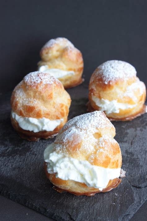 Profiteroles Lionesas Bocaditos De Nata Pasta Choux