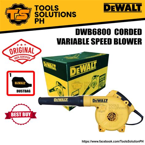 DeWalt DWB6800 Corded Variable Speed Blower | Lazada PH