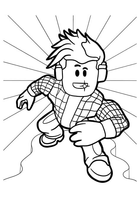 Desenho Para Pintar Roblox - Desenhos de Roblox para pintar e colorir - Como fazer em casa