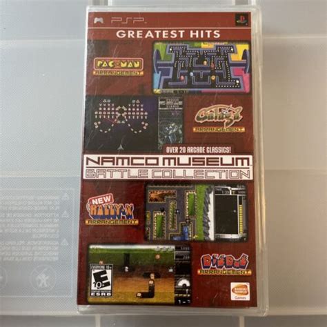 Namco Museum Battle Collection Sony PSP 2005 Greatest Hits New In