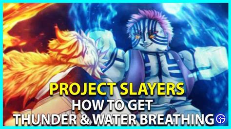 Project Slayers How To Get Thunder Water Breathing Slayer Thunder