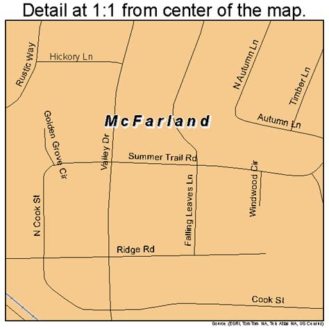 McFarland Wisconsin Street Map 5546850