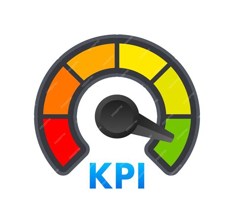 Kpi Key Performance Indicator Mesure Optimization Strategy Vector Stock