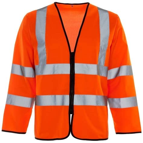 Supertouch Hi Vis Long Sleeve Zip Vest Image To Suit You