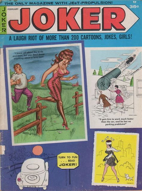 Joker Humorama Feb 1970 Pinups Girlie Cartoons Bill Ward Wenzel 1816554512