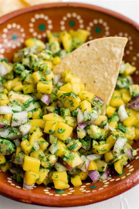 Easy Mango Avocado Salsa Recipe Sweet Cs Designs