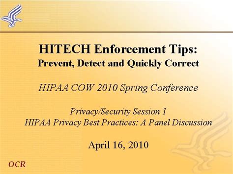 hitech enforcement tips prevent detect  quickly correct