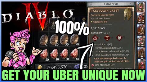 Diablo 4 Get Your Uber Unique Fast NOW All ULTIMATE Farm Tricks For