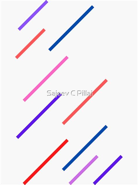 Abstract Lines Sticker For Sale By Sajeevcpillai Redbubble