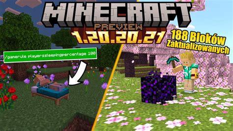 Minecraft PREVIEW 1 20 20 21 Przegląd Co Nowego OGROM