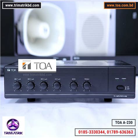 TOA Amplifier in Bangladesh - TOA Bangladesh PA System Supplier