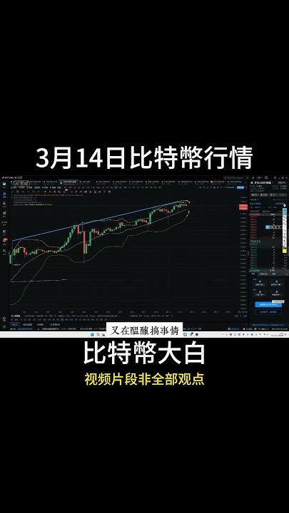 3月14日short 比特幣每天暴跌，每天又创新高點，暴跌回調的風險正在增加，還會繼續上漲嗎？做單恐高怎麽辦？ 比特币 Btc 以太坊