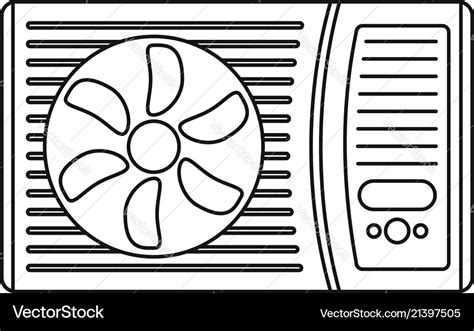 Air Conditioner Clipart Black And White