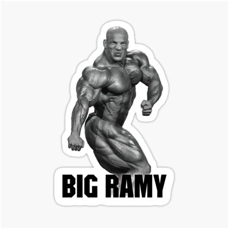 Big Ramy Bodybuilder Ns Sticker For Sale By Almeapparel Redbubble