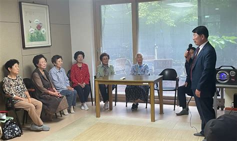 백경현 구리시장 갈매동 경로당 현장 점검 추진 어르신 애로사항 청취