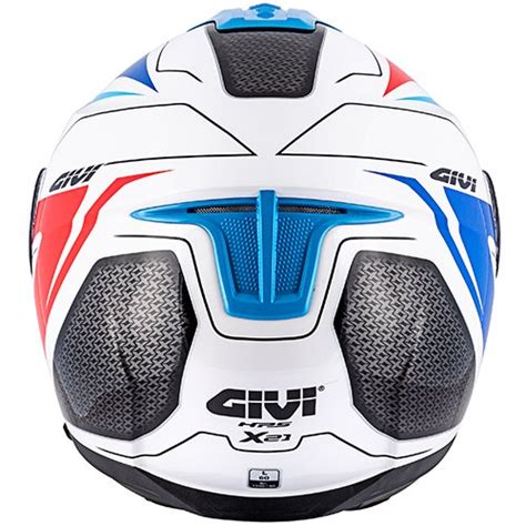 Casco Modular Givi X Challenger Shiver Blanco Azul Rojo