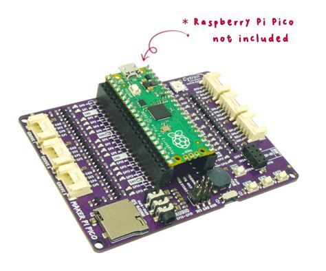 MAKER PI PICO NB Cytron Carte Raspberry Pi Pico Alimentation 4 5V à 5