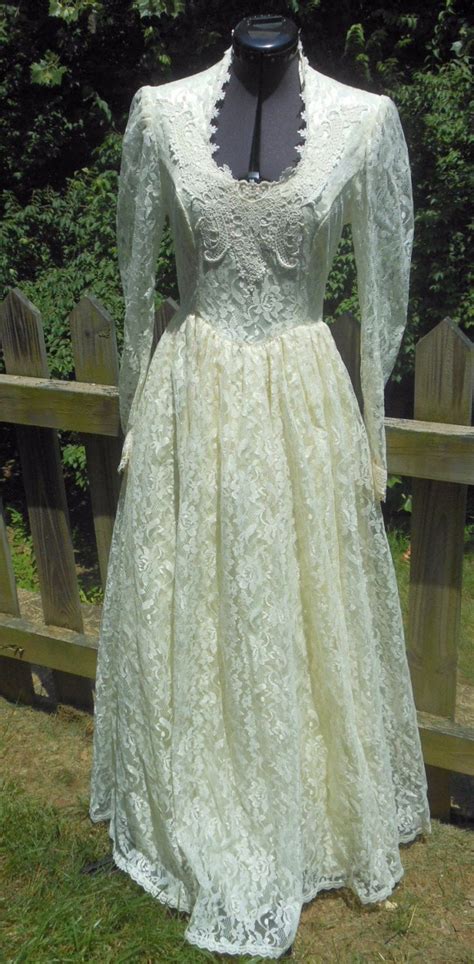 Gunne Sax Jessica Mcclintock Dress Romantic Bridal Renaissance Etsy