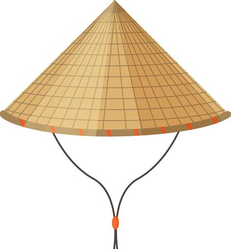 Traditional Asian conical non-la hat.It is commonly used in East, South