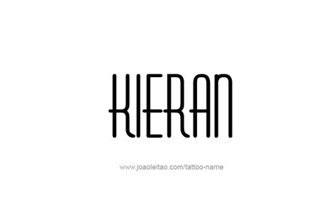 Kieran Name Tattoo Designs