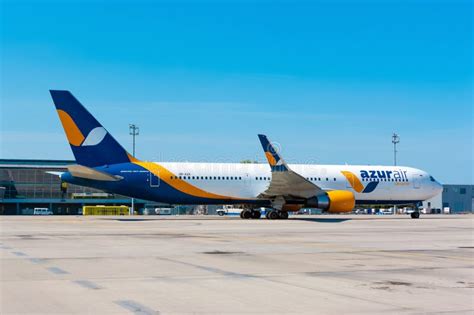 Airplane Boeing Er Ur Azk Of Azur Air Ukraine In Boryspil