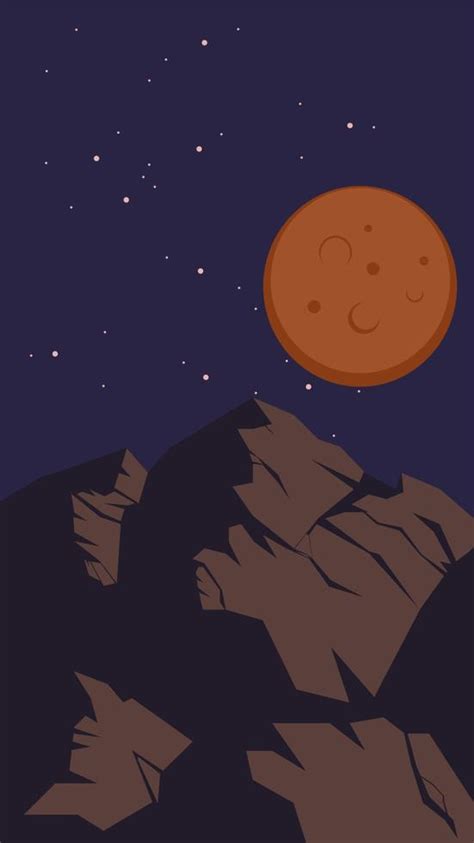 Wallpaper of night mountain 11768236 Vector Art at Vecteezy