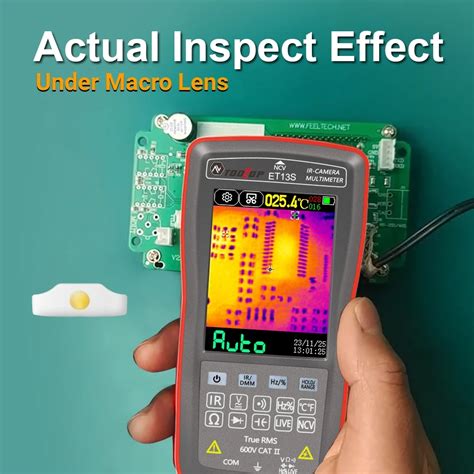 TOOLTOP ET13S 192 192 Thermal Camera Multimeter 2 IN 1 9999 Counts 2 8